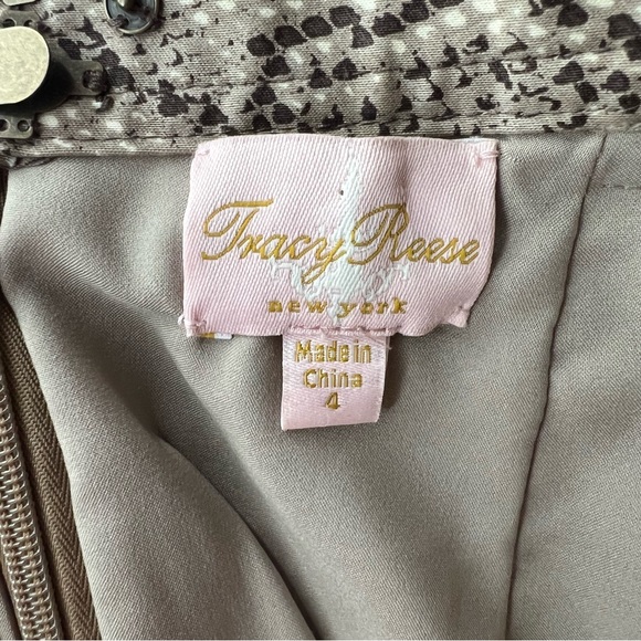 Tracy Reese Python Snake Print Cotton Pencil Skirt - Picture 2 of 6